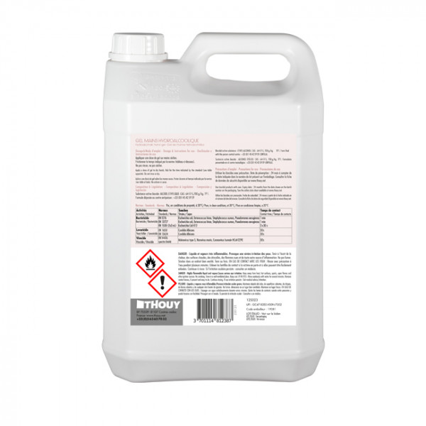 Bidon de gel hydroalcoolique 5 L