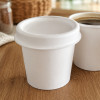 Couvercle pour gobelet en carton 4 Oz diamètre 6 cm