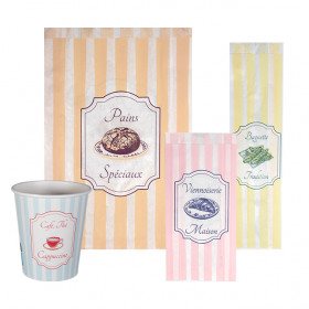 Sachets, gobelets, bols et sacs - Collection vintage