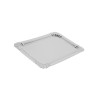 Plateau traiteur en carton argenté 19 x 28 cm