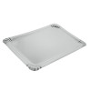 Plateau traiteur en carton argenté 28 x 42 cm