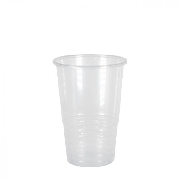 Gobelet à bière réutilisable transparent 33 cL jaugé à 25 cL