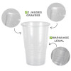 Gobelet plastique avec jauge 25 cL