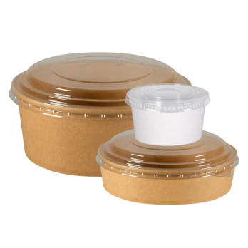 Bols en carton avec couvercle