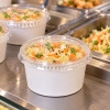 Bol en carton avec couvercle pour salade de choux