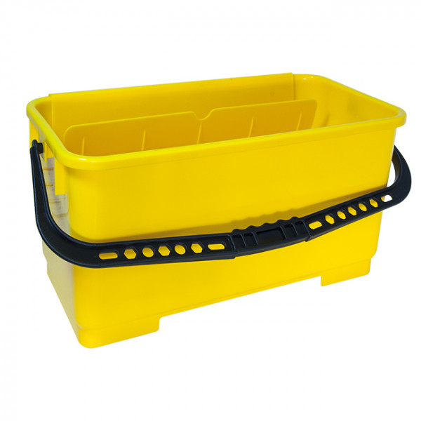 Seau vitrier rectangulaire 22 L - Matériel de vitrerie