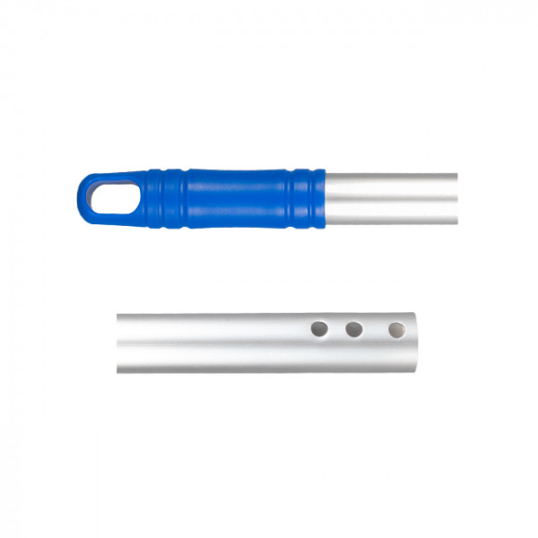 Manche aluminium troué 140cm - matériel de balayage