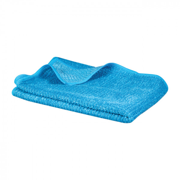 Serpillière microfibre bleue à bouclettes - Gamme extra