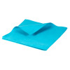 Lavette microfibre bleue non tissée lisse - 40x38cm