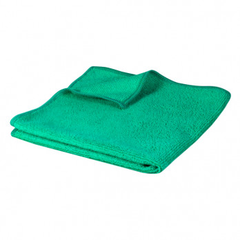 Lavette microfibre à bouclettes verte