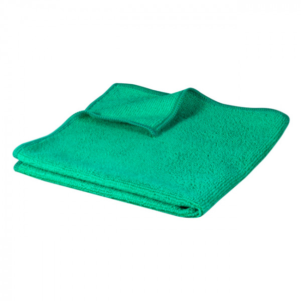 Lavette microfibre verte tous usages 38x38cm