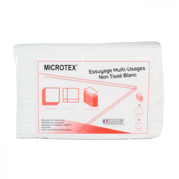 Torchon jetable blanc HACCP