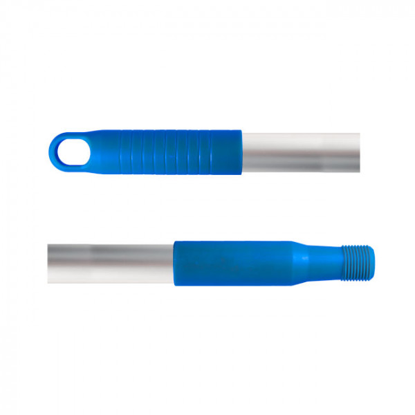 Manche aluminium bleu 140cm pour balayage