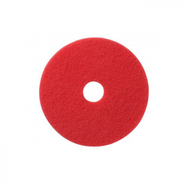 Disque rouge monobrosse 406mm pour lavage et lustrage.