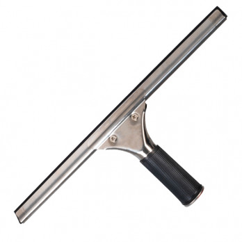 Raclette vitres inox et caoutchouc - 45 cm
