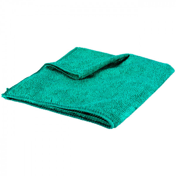 Lavette microfibre bouclettes verte - Gamme extra