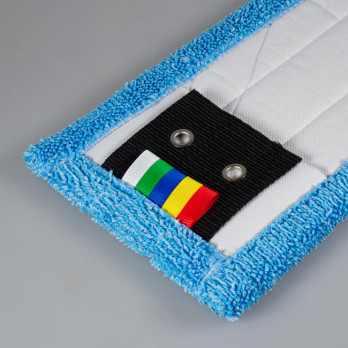 Mop microfibre pour balai plat articulé Speedy 40 cm
