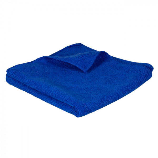 Lavette microfibre bleue tous usages 38x38cm