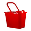 Essoreur seau 12 L plastique rouge nettoyage balayage