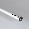 manche télescopique 2 x 80 cm avec boule et 3 trous - aluminium