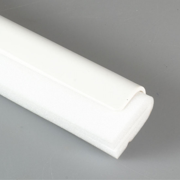 Raclette blanche pour aliments - Balai inclus.