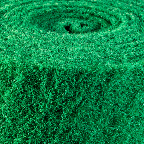 Grand éponge végétale blanche abrasif + lavette.