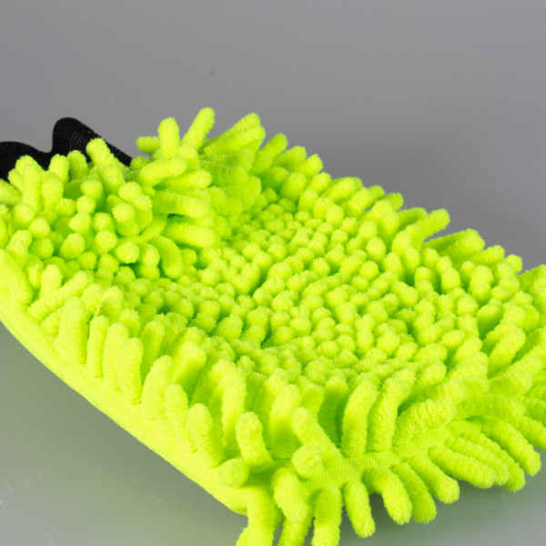 gant nettoyage microfibre rasta lavette éponge 15x24cm extra vertes