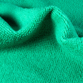 Lavette microfibre à bouclettes verte