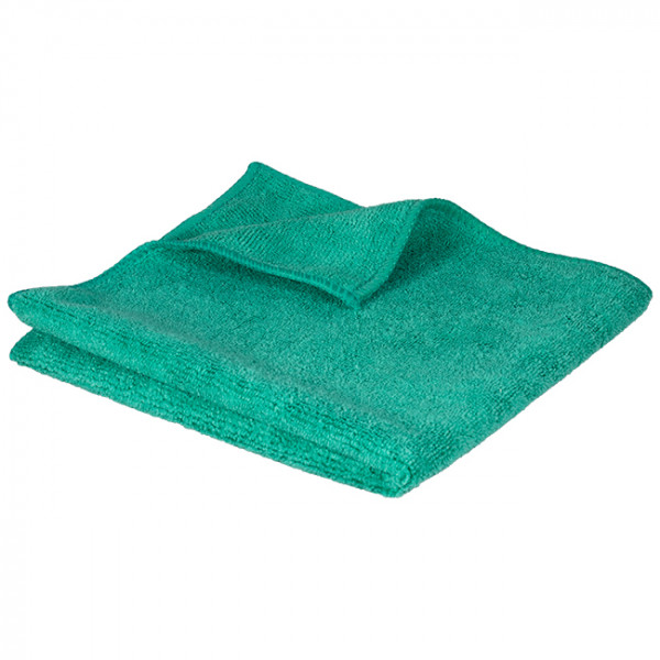 Lavette microfibre verte tous usages 38x38cm