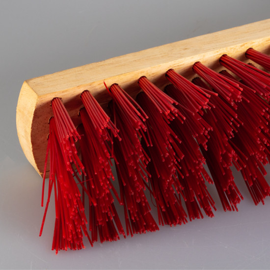 Balai Cantonnier 60cm – Fibre PVC, Monture Bois, Douille Métal – Neuf