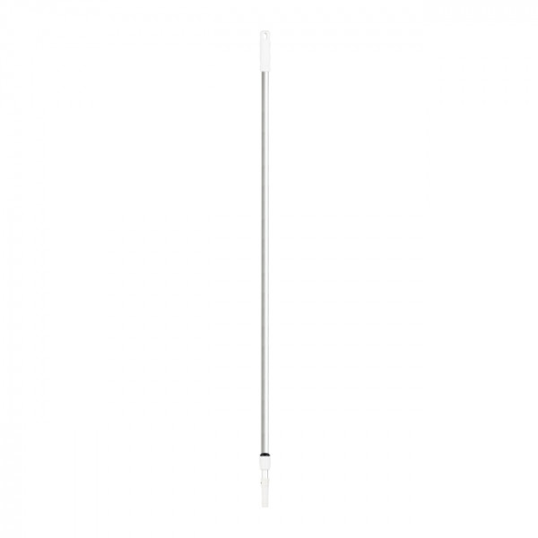 Balai en bois 140 cm et articles de nettoyage.