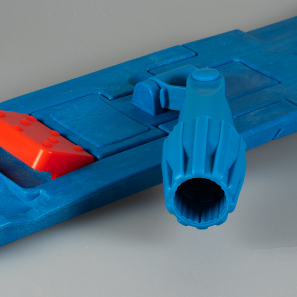 Tête de balai plat articulé Speedy lavage microfibre 40x13cm.