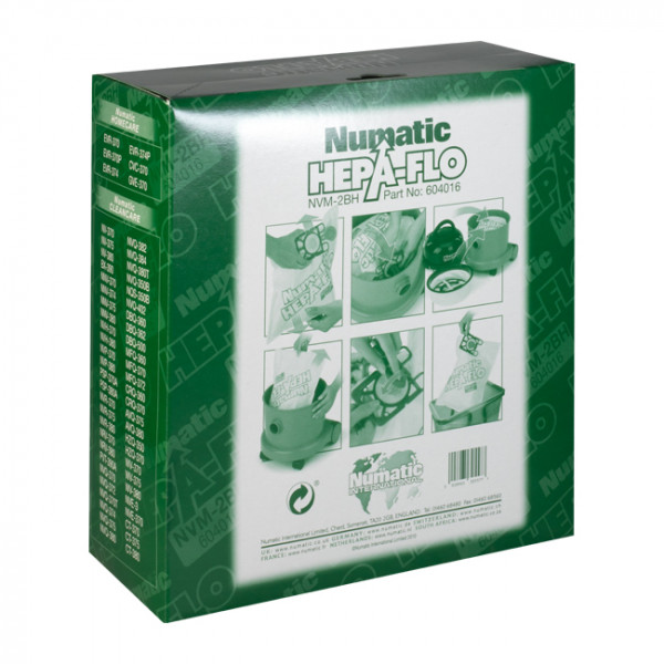 Sac et nettoyage pour aspirateur HEPAFLO de 9 L.