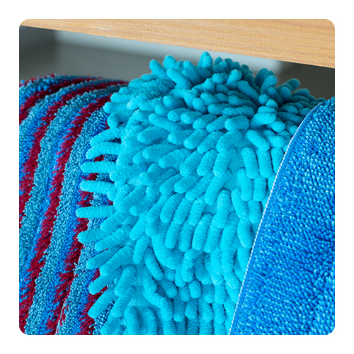 Mops en microfibre pour balai Zapa vec réservoir d'eau