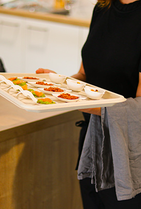 plateau, verrines, repas traiteur