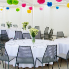 Nappe ronde en spunbond blanc Ø 2,40 m