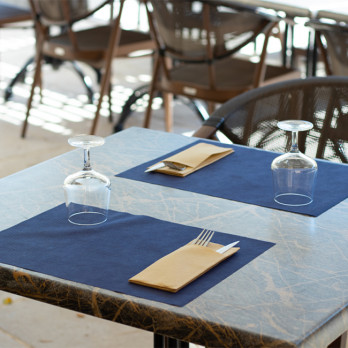 Set de table en spunbond bleu marine 30 x 40 cm