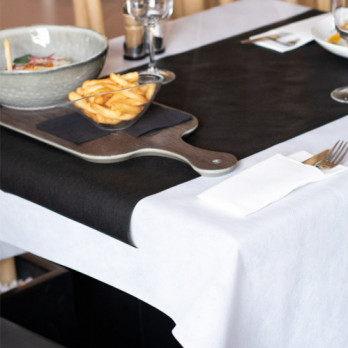 Nappe en soft aspect tissu blanc en rouleau 1,20 x 25 m