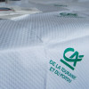 Nappe en papier imprimée avec logo de banque pour évènement