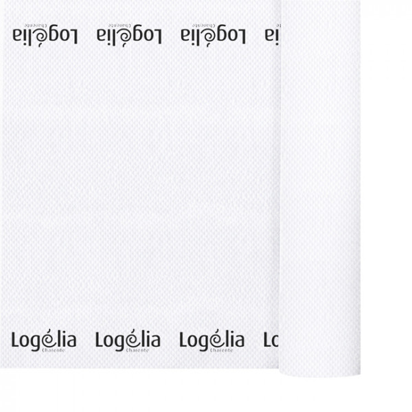 Nappe en papier personalisée avec logo d'entreprise