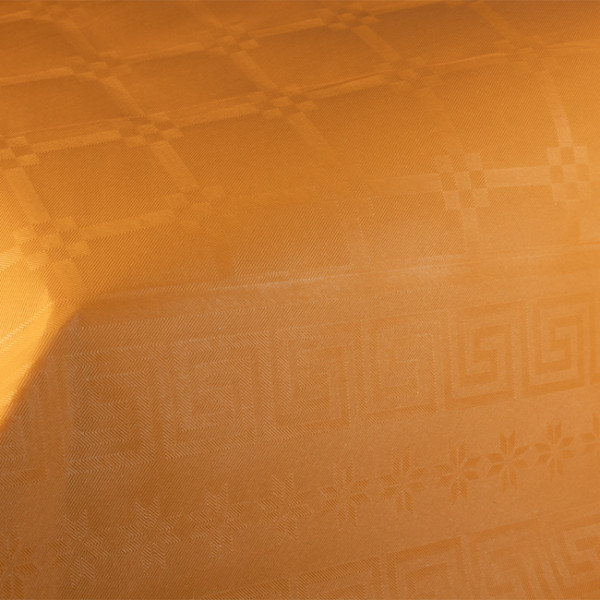 Nappe en papier orange mandarine pas chère