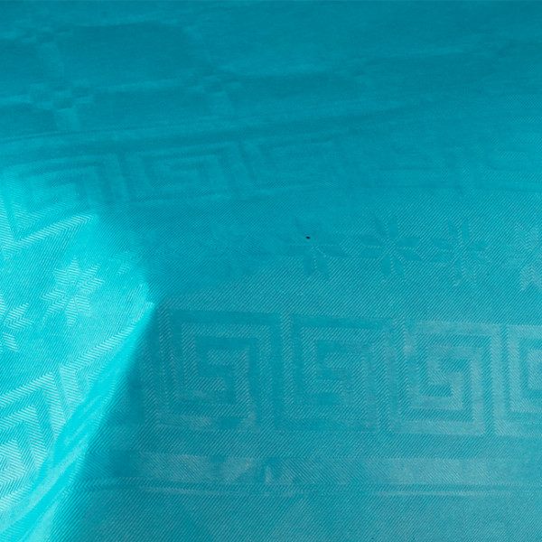 Nappe en papier bleu turquoise pas chère