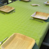 Nappe en papier pas chère vert anis pour les associations