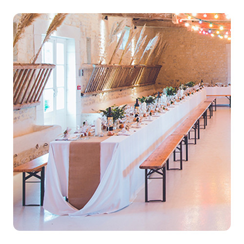 Chemin de table jute pas cher