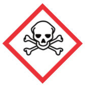 Pictogramme de danger : Toxique