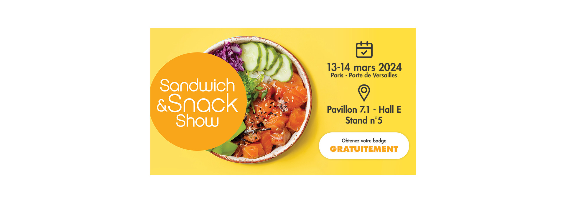Thouy au salon Sandwich & Snack Show - Parizza
