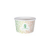 Pot à glace 4 Oz 100% carton 0% plastique personnalisé - Impression digitale couleurs illimitées