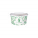 Pot à glace 6 Oz 100% carton 0% plastique personnalisé - Impression jusqu'à 4 couleurs