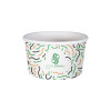 Pot à glace 8 Oz 100% carton 0% plastique personnalisé - Impression jusqu'à 4 couleurs