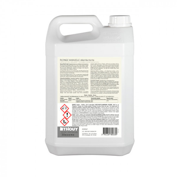 Plonge manuelle 5L & lavage main vs. Liquide vaisselle machine 20L pro.